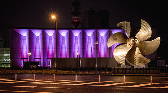 IMABARI Color Show 2018 / 今治市公会堂ライトアップ